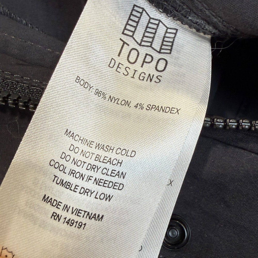 Topo Designers Coveralls Womens Medium Utility Performance One Piece Black - Picture 15 of 15